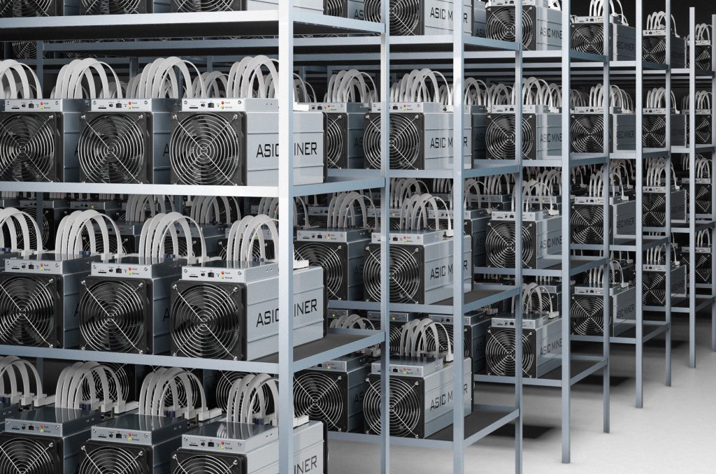 asic mining farm bitmain water cooled