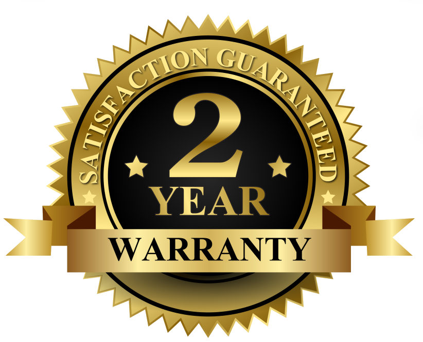 2 years warranty repair service