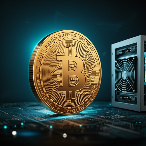 Close-up of ASIC crypto mining hardware setup illustrating profitable mining operation