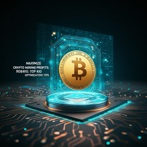 Cryptocurrency mining rig featuring GPUs and cooling systems for efficient mining