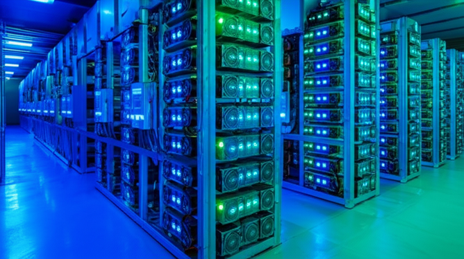 Crypto mining hardware setup highlighting ASIC and GPU miners with profitability and market insights