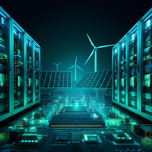 Bitcoin mining hardware and renewable energy powering the future of cryptocurrency mining