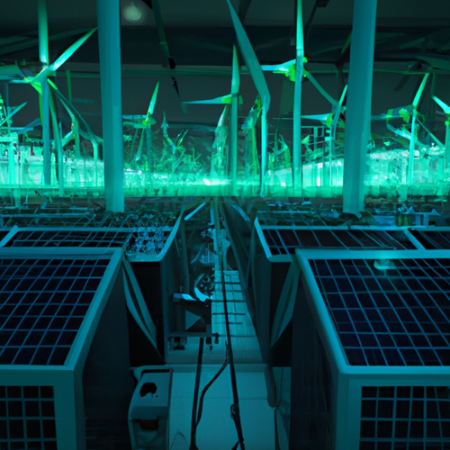 ASIC miners powered by hybrid solar and wind energy optimized by AI systems