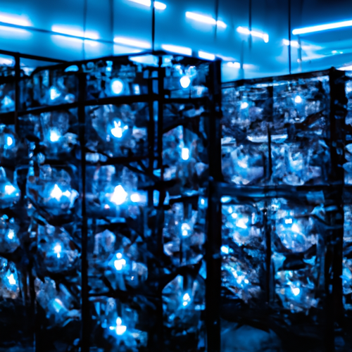 AI-driven analytics and blockchain technology optimizing ASIC miner hosting operations