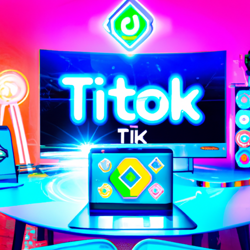TikTok video showcasing ASIC miner hosting promotion targeting cryptocurrency mining audience