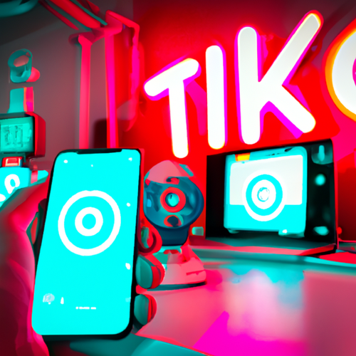 TikTok video showcasing ASIC miner hosting for cryptocurrency enthusiasts