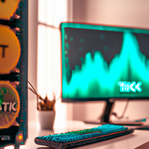 ASIC miner hosting facility showcased in a TikTok marketing video targeting crypto audiences