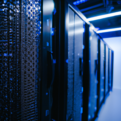 ASIC miners hosted in a secure data center with physical and network security measures