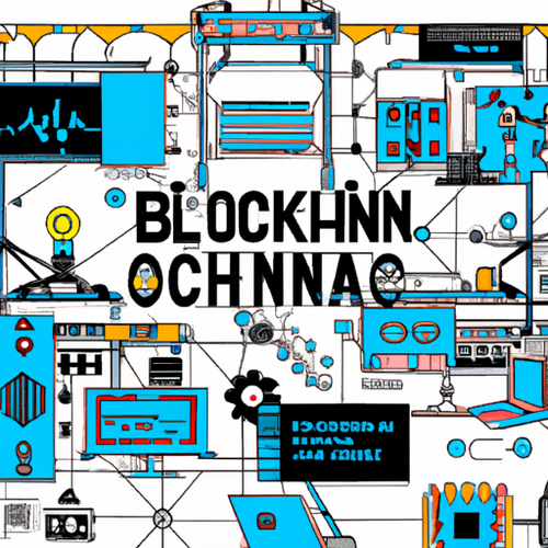 Crypto mining rigs with digital data overlay showcasing social media and community integration for optimization