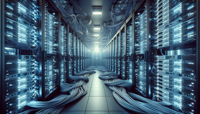 Cryptocurrency mining hardware installed in a European hosting facility with efficient cooling and power management