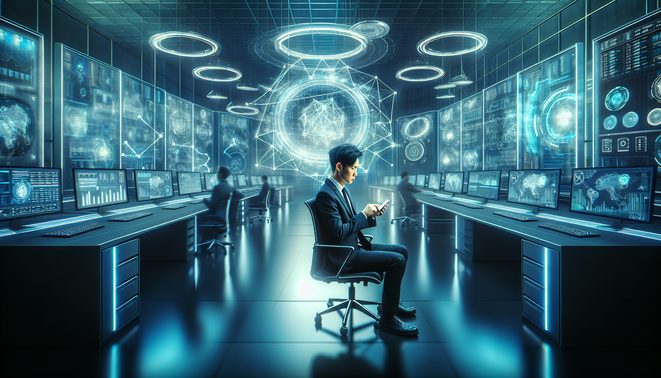 Smartphone displaying cryptocurrency mining metrics and controls through a mobile app