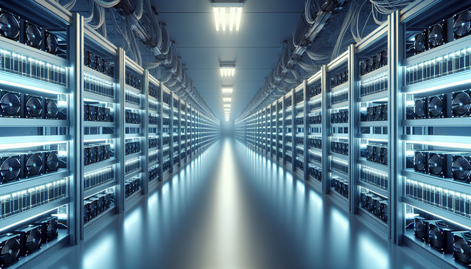 Cryptocurrency mining rig being cleaned and inspected for optimal 2026 performance