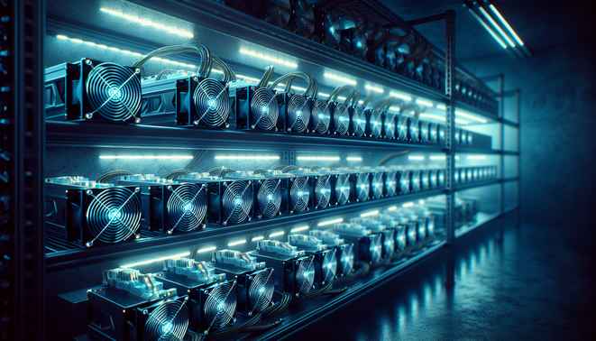 Cryptocurrency mining setup showing hardware and profitability optimization strategies