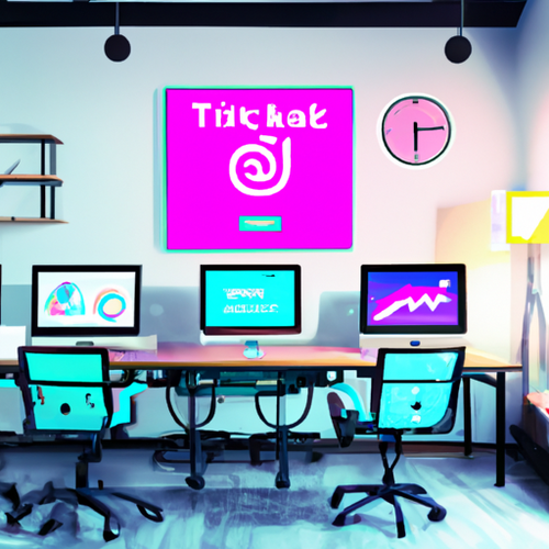 TikTok marketing concept promoting ASIC miner hosting services to crypto enthusiasts