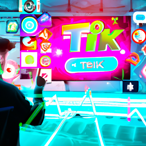 TikTok promoting ASIC miner hosting services with crypto and mining visuals