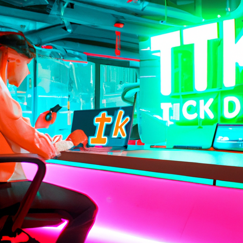 TikTok smartphone screen showing crypto mining content to promote ASIC miner hosting services