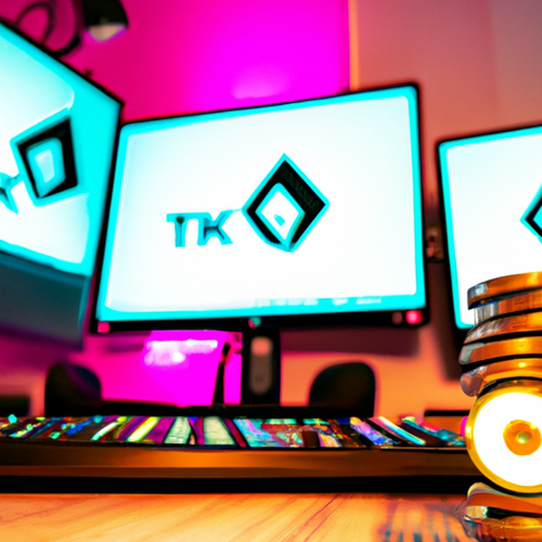 TikTok marketing promoting ASIC miner hosting services to cryptocurrency miners