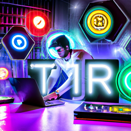 TikTok marketing promoting ASIC miner hosting services to crypto community