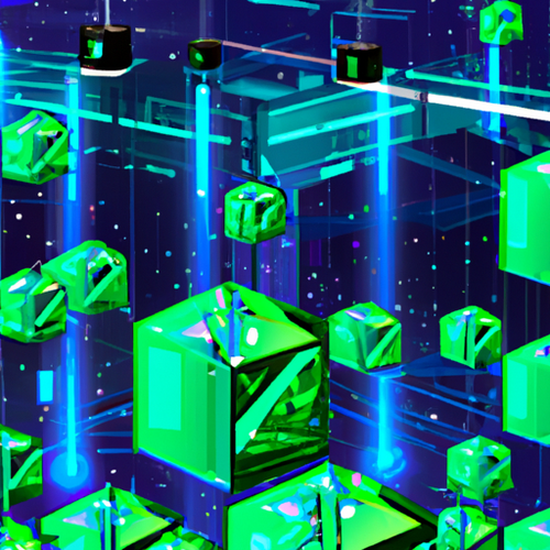 Illustration of decentralized finance enhancing cryptocurrency mining operations with OneMiners hosting