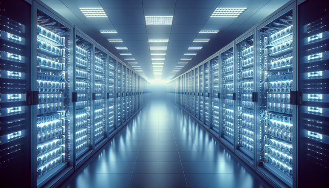 ASIC mining hardware setup designed for efficient cryptocurrency mining