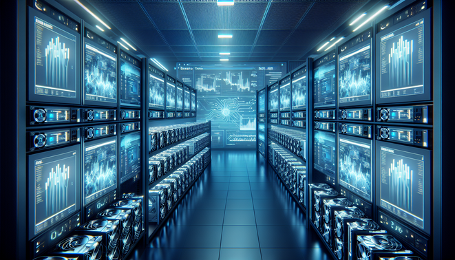 Cryptocurrency mining hardware managed through smart hosting solutions for improved efficiency