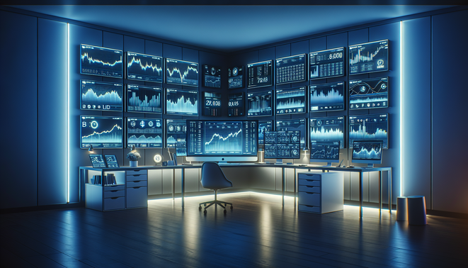 Smartphone displaying real-time cryptocurrency mining rig stats for remote management