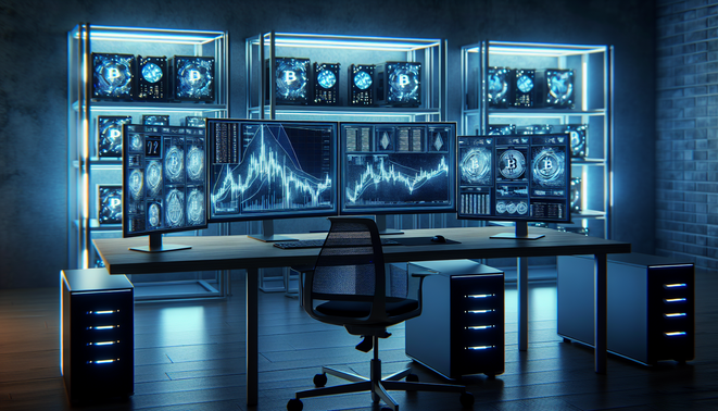 Cryptocurrency miners engaging with community platforms like OneMiners and IceRiver for updates and support