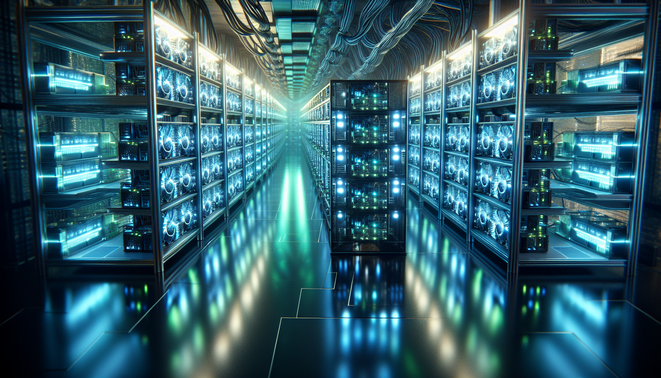 Cryptocurrency miners working together in a mining pool to enhance hashrate and reward consistency