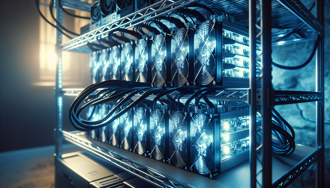 Cryptocurrency mining hardware setup in a secure and ventilated home environment