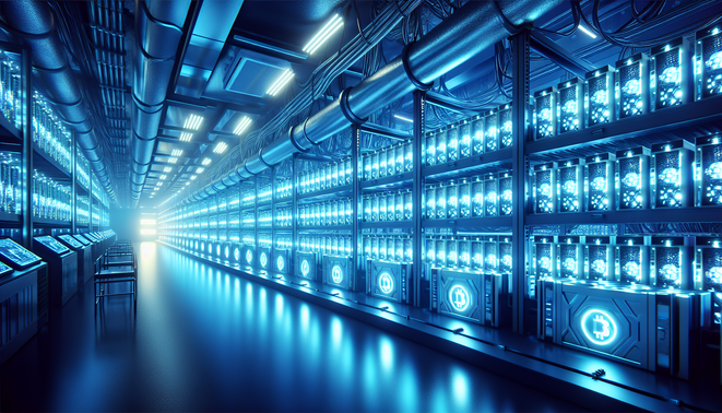 Crypto mining rigs illustrating efficient electricity usage for maximizing 2026 mining profits