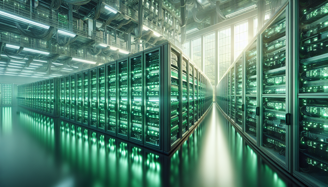 Cryptocurrency mining facility utilizing renewable energy for sustainable operations in 2026