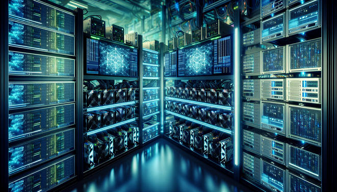 Cryptocurrency mining setup illustrating software optimization and efficient mining tools for 2026