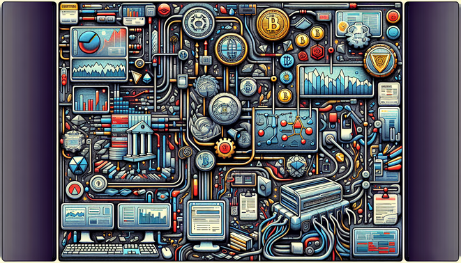 Graph showing crypto market trends alongside institutional buying and security alerts