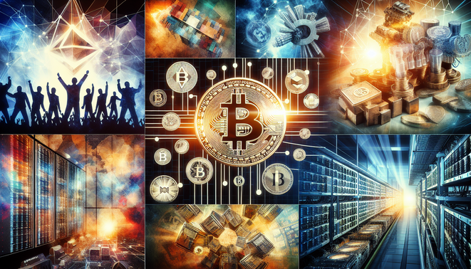 Graph showing crypto market trends influenced by Bitcoin price and political changes