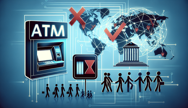Graphic depicting cryptocurrency regulation, retail trader movement, and geopolitical risk factors