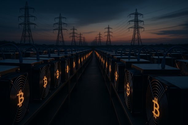Bitcoin mining rigs operating with emphasis on energy efficiency after 2024 halving