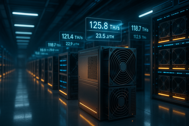 Selection of high-performance ASIC miners used for Bitcoin mining in 2026