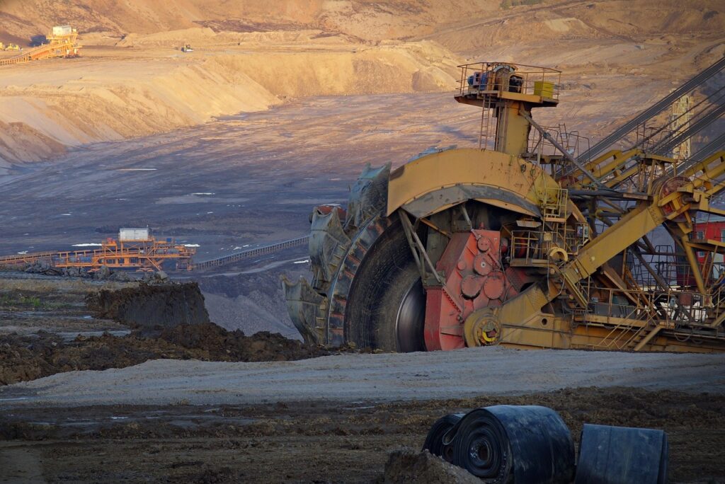 excavator, wheel, extraction, coal, strip-mine, coal mining, industry, mine, doly, large machine, surface, earth, surface mining, mining, mine, mining, mining, mining, mining, mining