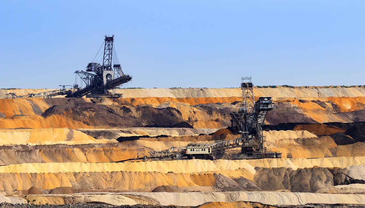open pit mining, money, industry, brown coal, mining, technology, industrial plant, excavator, bucket wheel excavators, conveyor technology, in the, energy, mining, mining, mining, mining, mining