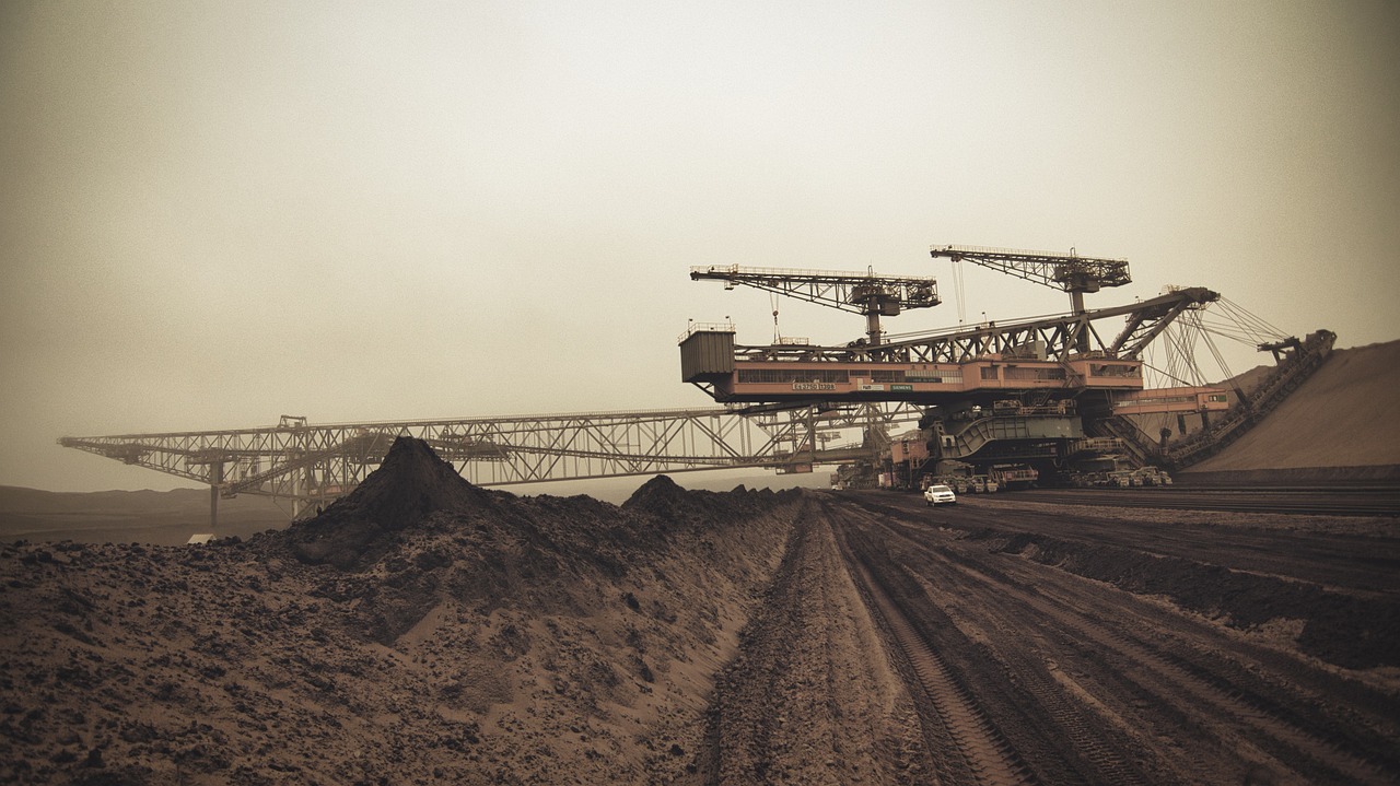 mining, raw materials, bucket wheel excavators, tracked vehicle, open pit mining, carbon, conveyor bridge, brown coal, industry, coal mining, excavators, energy, commodity, paddle wheel, technology, commodity, commodity, commodity, commodity, commodity