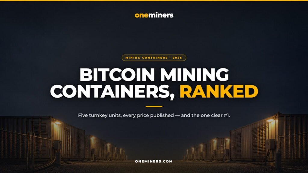 Best Bitcoin Mining Containers to Buy in 2026 — Ranked, Priced, and the One Clear #1