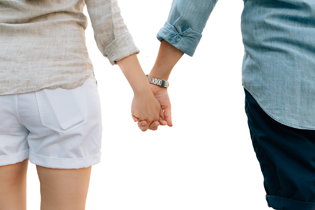 lovers, together, hand in hand, love, in love, togetherness, as a couple, fun, friendship, valentine's day, connectedness, isolated, exemption, cutting out, cut out, cropping, lovers, lovers, lovers, lovers, lovers, friendship