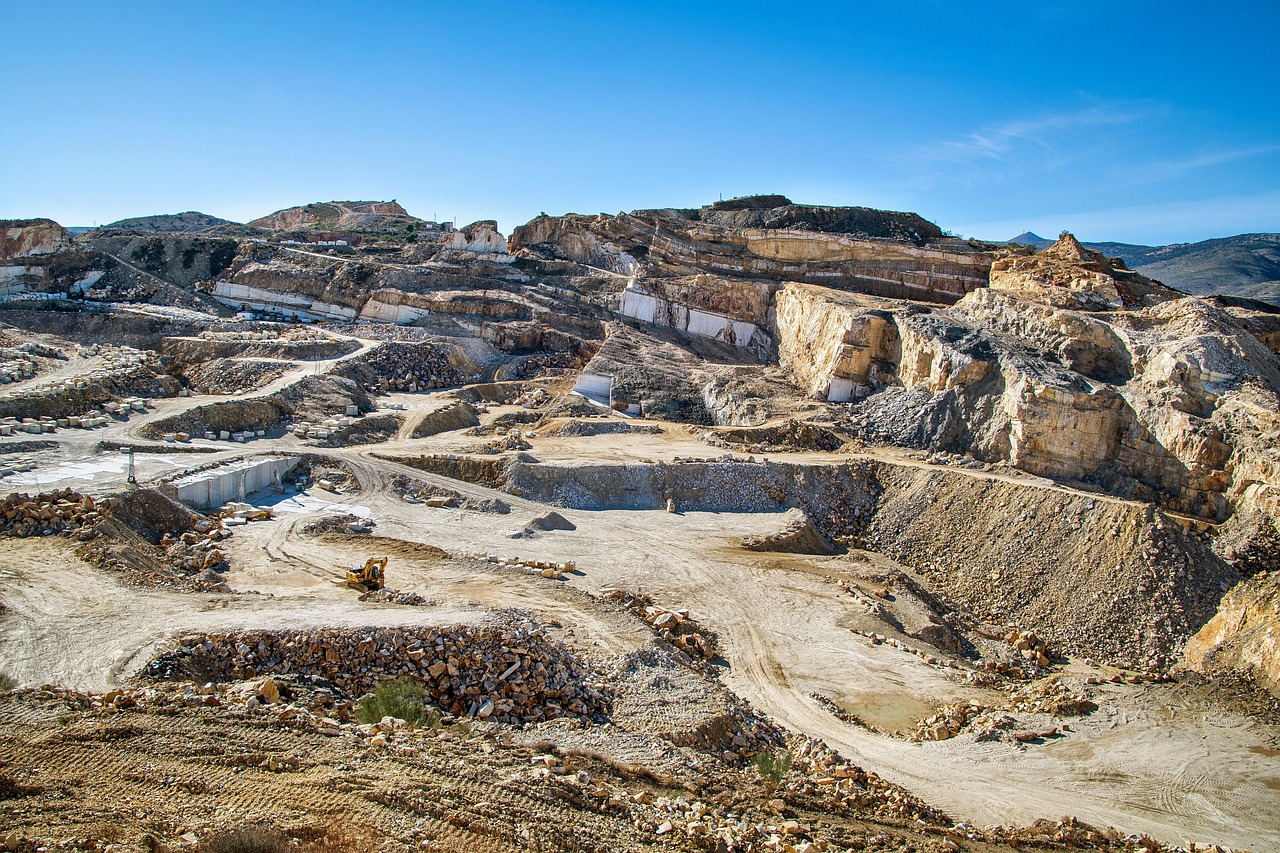 marble quarry, mining, macael, spain, rubble, nature, debris, open-pit mine, rocks, landscape, mountain